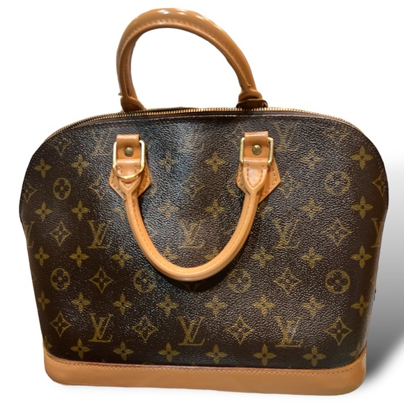 Vintage Louis Vuitton Monogram “Alma” Handbag Width 11x Base 6.5 x H 9” … - Picture 15 of 16
